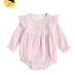 Purple Gingham Baby Muslin Bodysuit