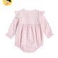 Purple Gingham Baby Muslin Bodysuit