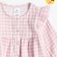 Purple Gingham Baby Muslin Bodysuit