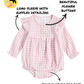 Purple Gingham Baby Muslin Bodysuit