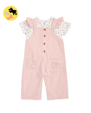 Baby Cord Overalls and T-shirt Set 2 Piece