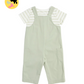 Baby Dungaree and T-Shirt 2 Piece Set