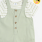Baby Dungaree and T-Shirt 2 Piece Set