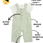 Baby Dungaree and T-Shirt 2 Piece Set