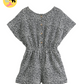 Black/White Printed Playsuit