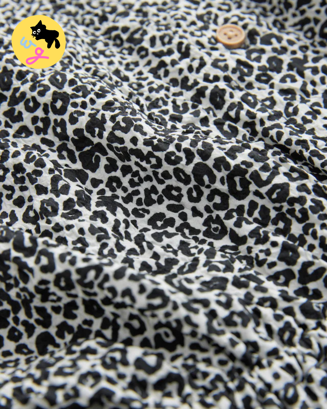 Black/White Printed Playsuit