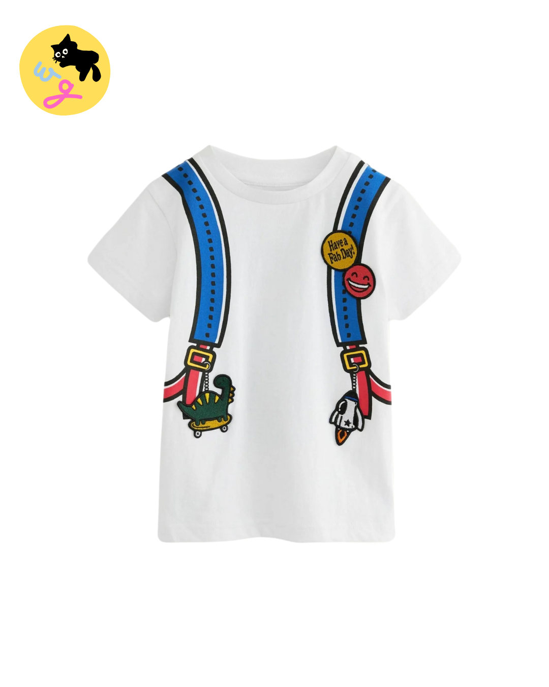 Kids' Backpack Graphic T-Shirt