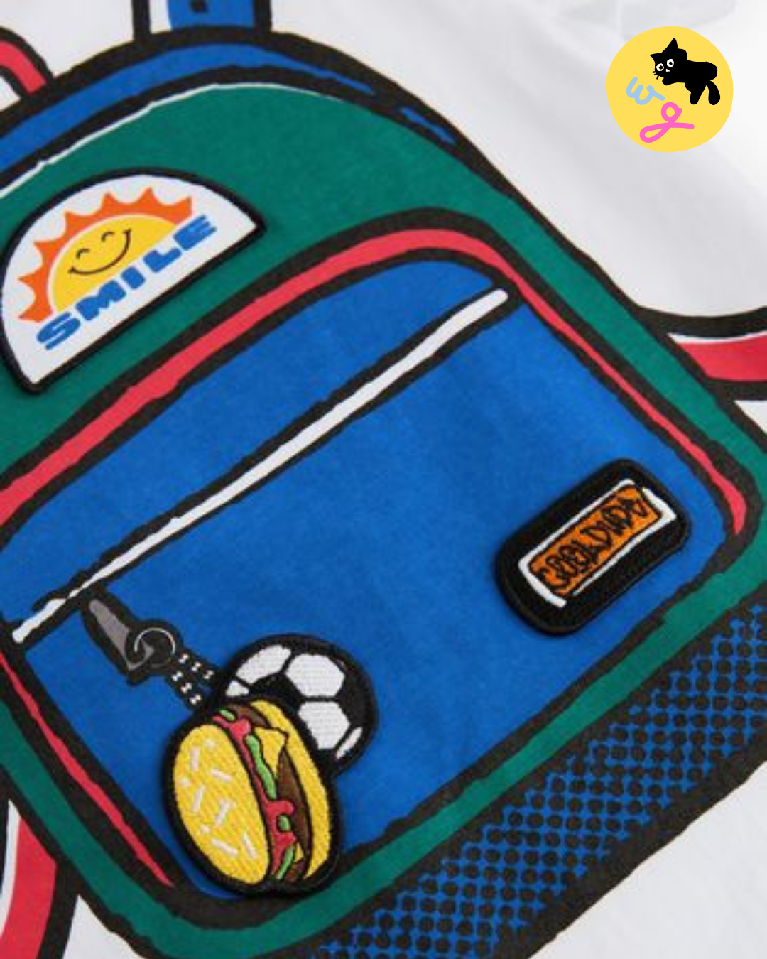 Kids' Backpack Graphic T-Shirt