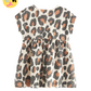 Animal Short Sleeve Jersey 100% Cotton Dress