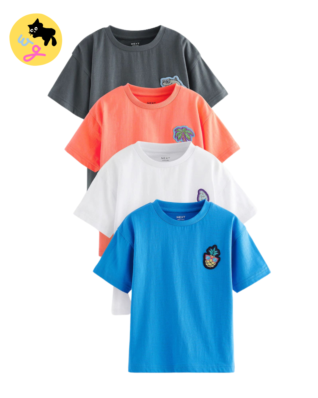 White 100% Cotton Short Sleeve T-Shirt