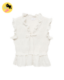 Ruffled Gathered Blouse