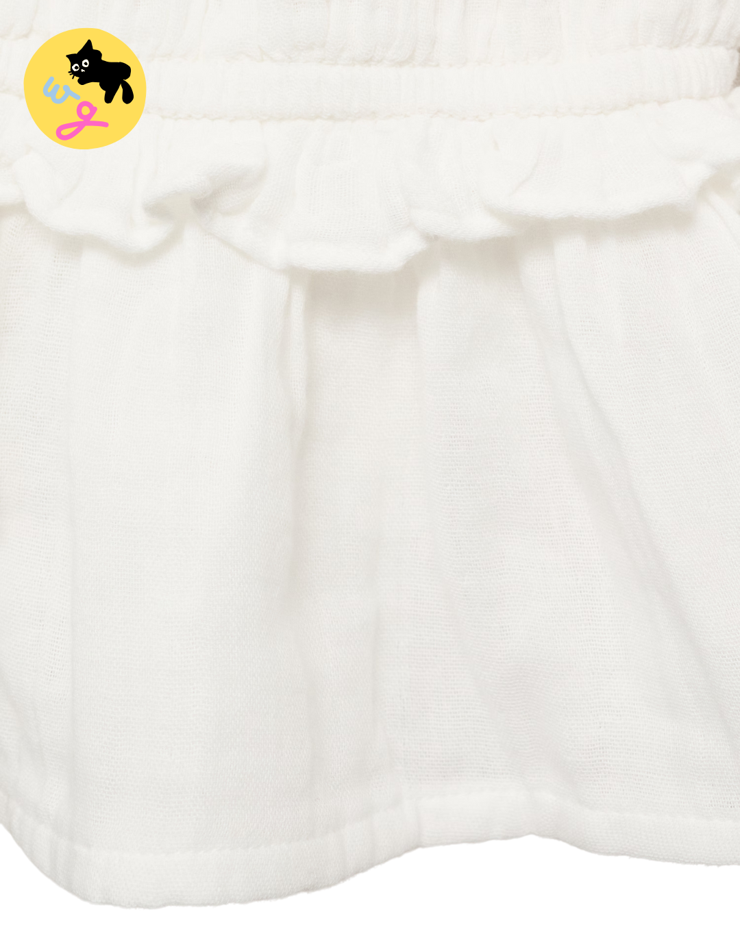 Ruffled Gathered Blouse