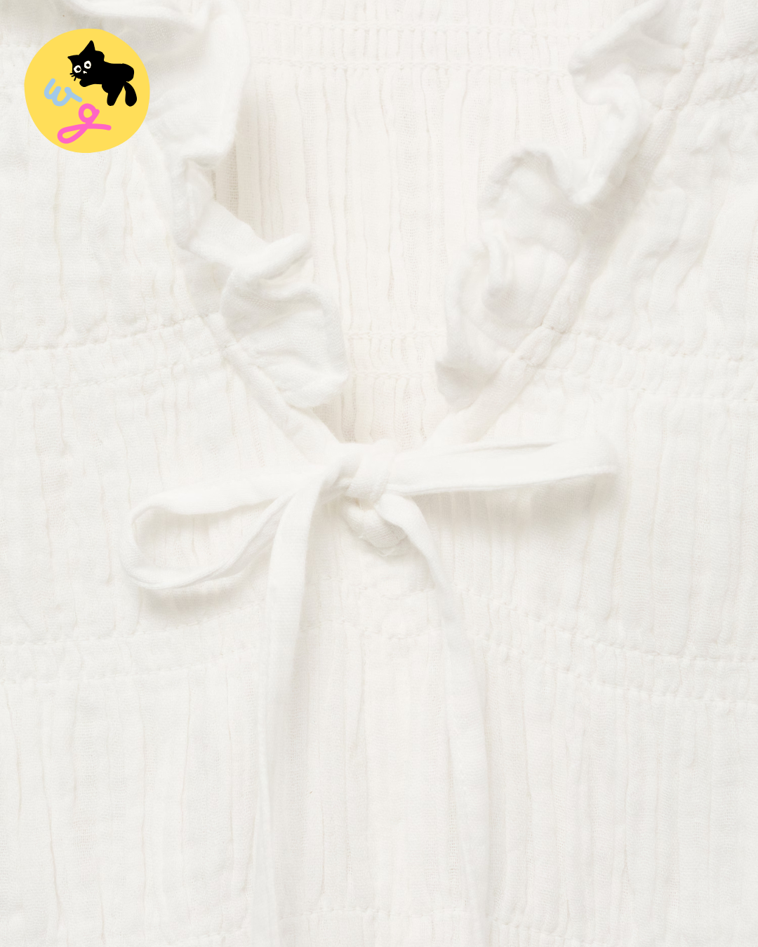 Ruffled Gathered Blouse