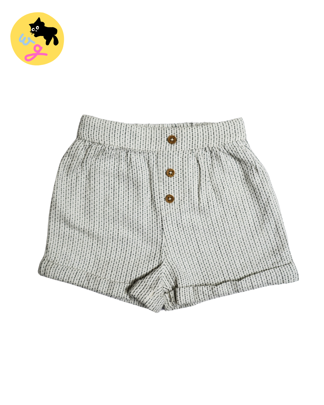 Cream Shirt & Shorts Set