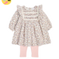 Baby Floral Dress & Leggings Set