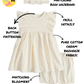Cream Broderie Dress & Bloomers Set