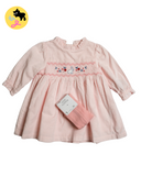 Bunny Coduroy Dress with Tights