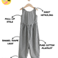Mono Gingham 100% Cotton Barrel Jumpsuit